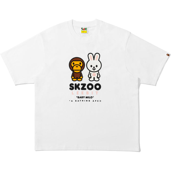 BAPE X STRAY KIDS LEEBIT BABY MILO TEE MENS