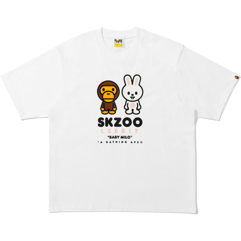 BAPE X STRAY KIDS LEEBIT BABY MILO TEE MENS