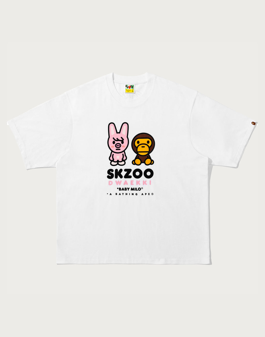 BAPE X STRAY KIDS DWAEKKI BABY MILO TEE MENS