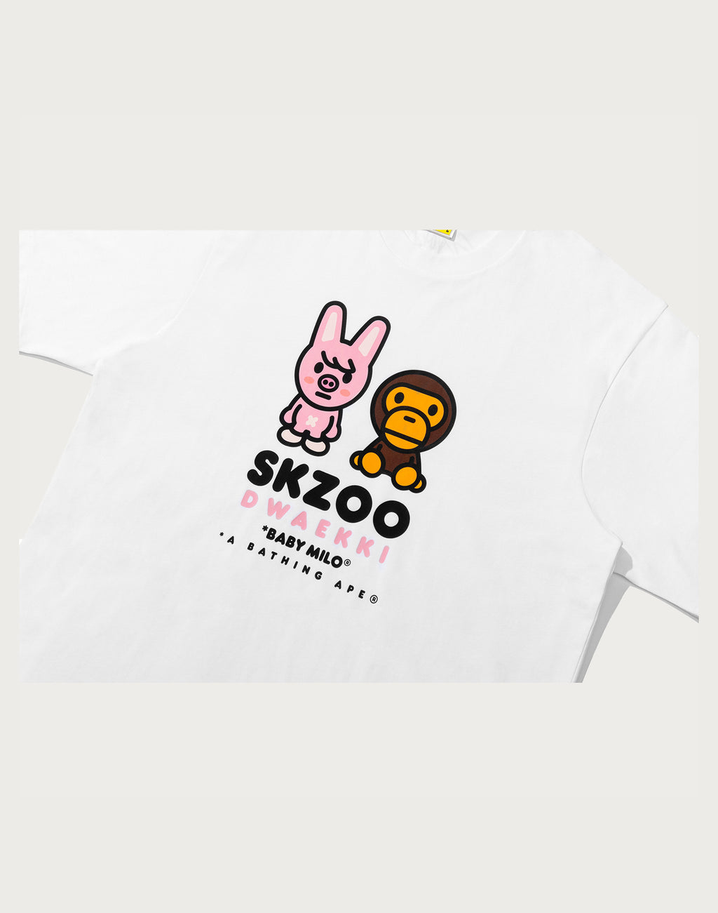 BAPE X STRAY KIDS DWAEKKI BABY MILO TEE MENS