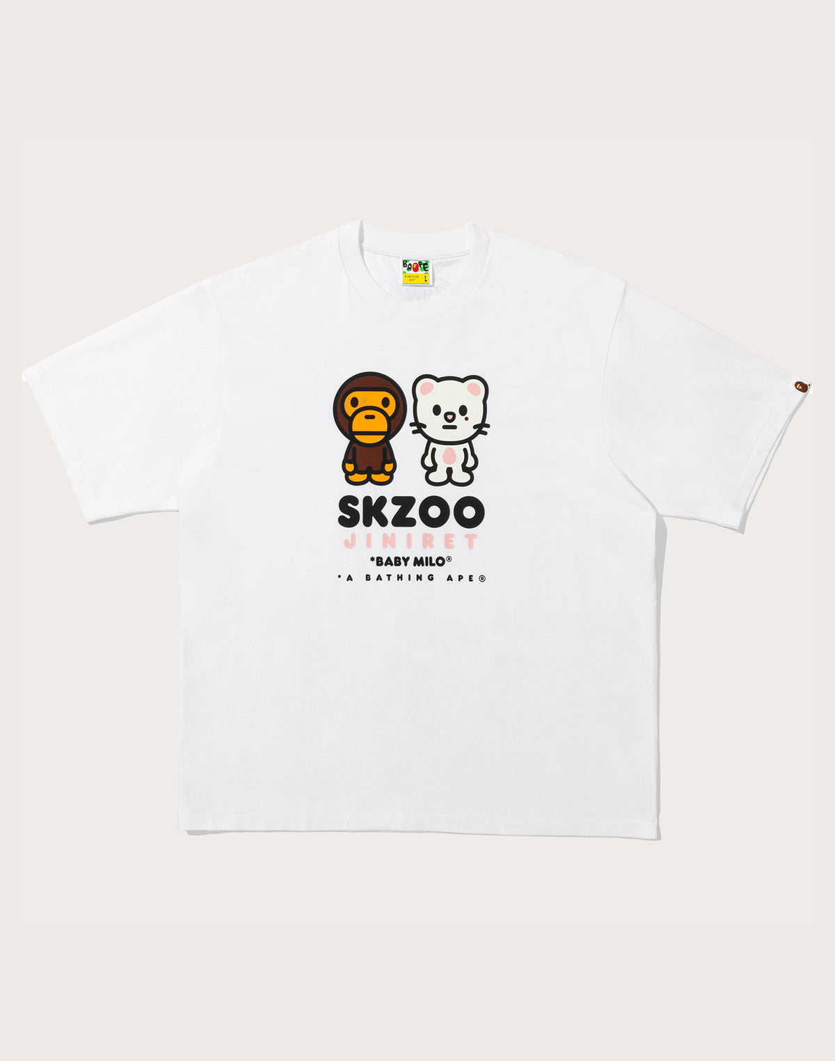 BAPE X STRAY KIDS JINIRET BABY MILO TEE MENS