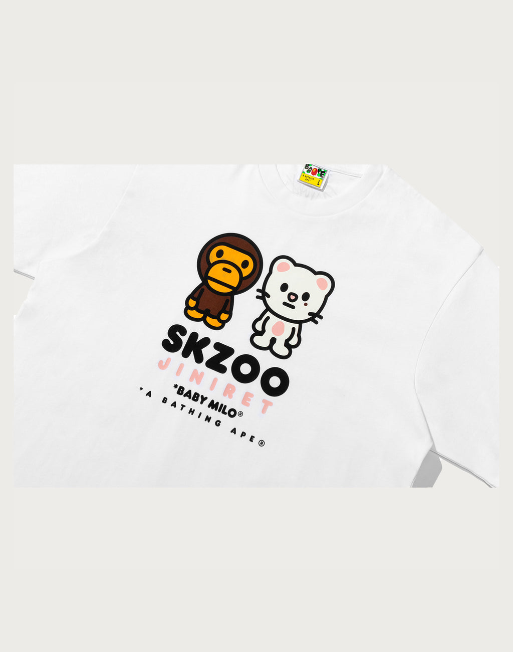 BAPE X STRAY KIDS JINIRET BABY MILO TEE MENS