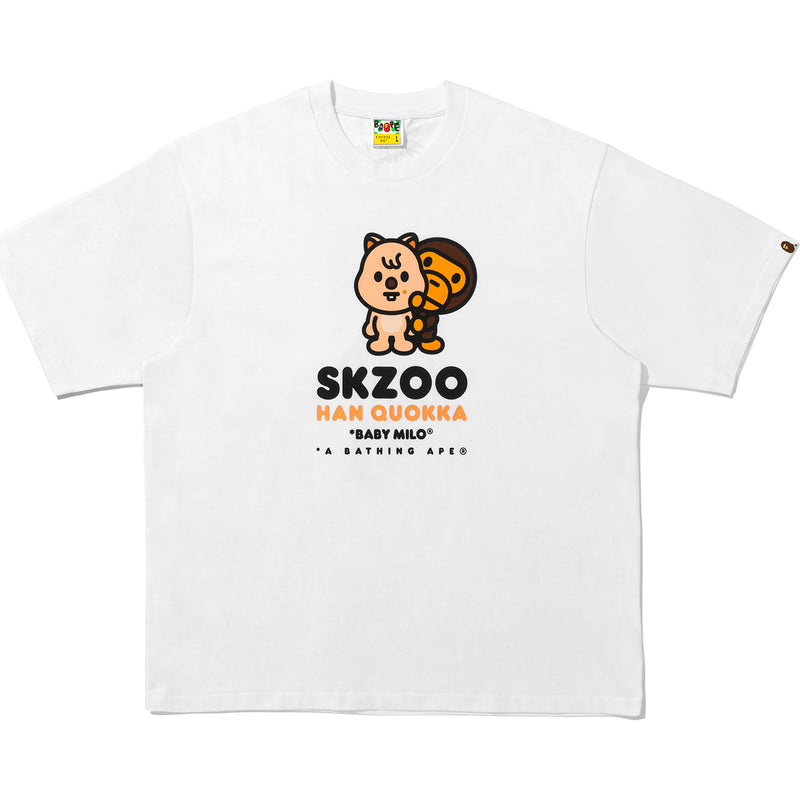 BAPE X STRAY KIDS HAN QUOKKA BABY MILO TEE MENS