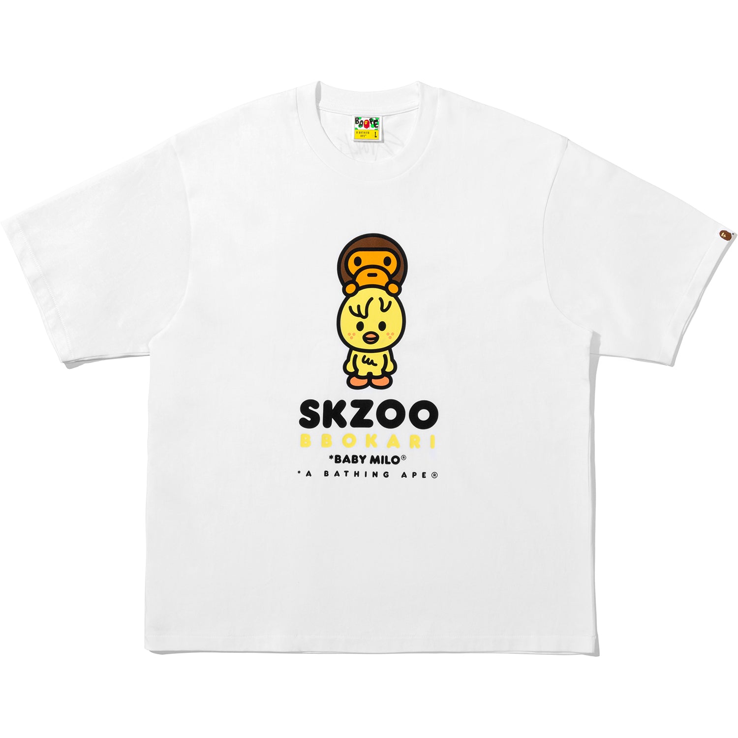 BAPE X STRAY KIDS BBOKARI BABY MILO TEE MENS – us.bape.com