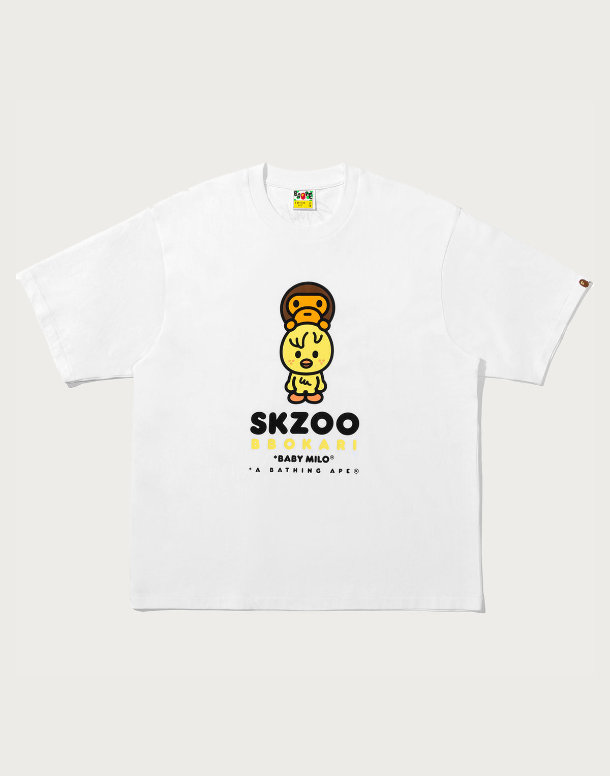 BAPE X STRAY KIDS BBOKARI BABY MILO TEE MENS