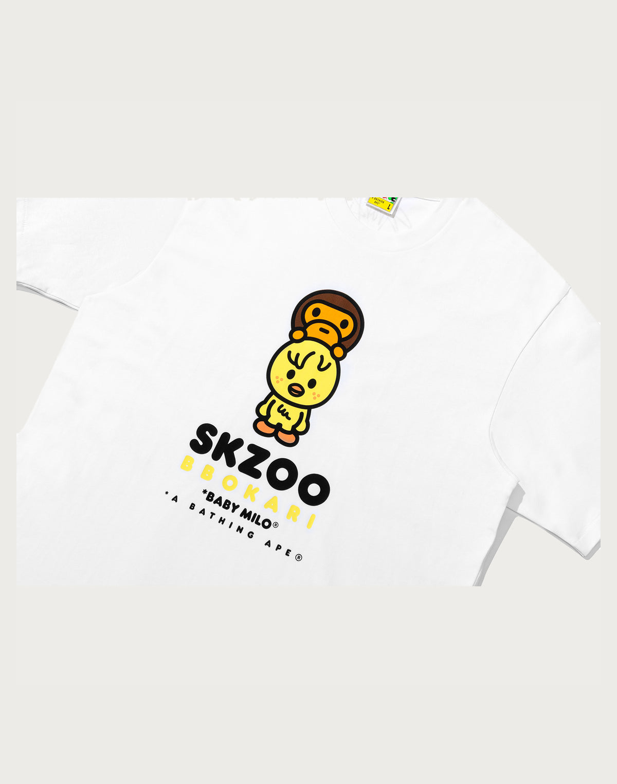 BAPE X STRAY KIDS BBOKARI BABY MILO TEE MENS