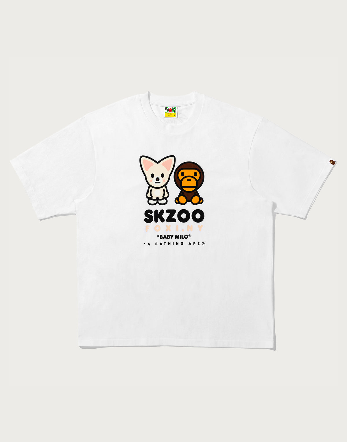 BAPE X STRAY KIDS FOXI.NY BABY MILO TEE MENS