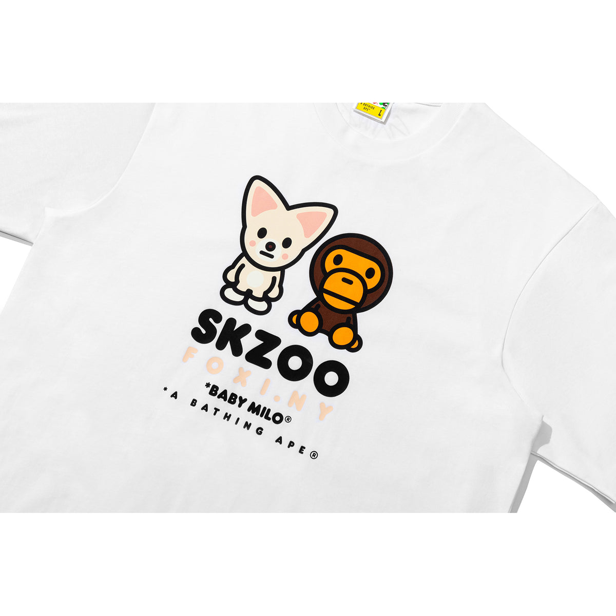 BAPE X STRAY KIDS FOXI.NY BABY MILO TEE MENS