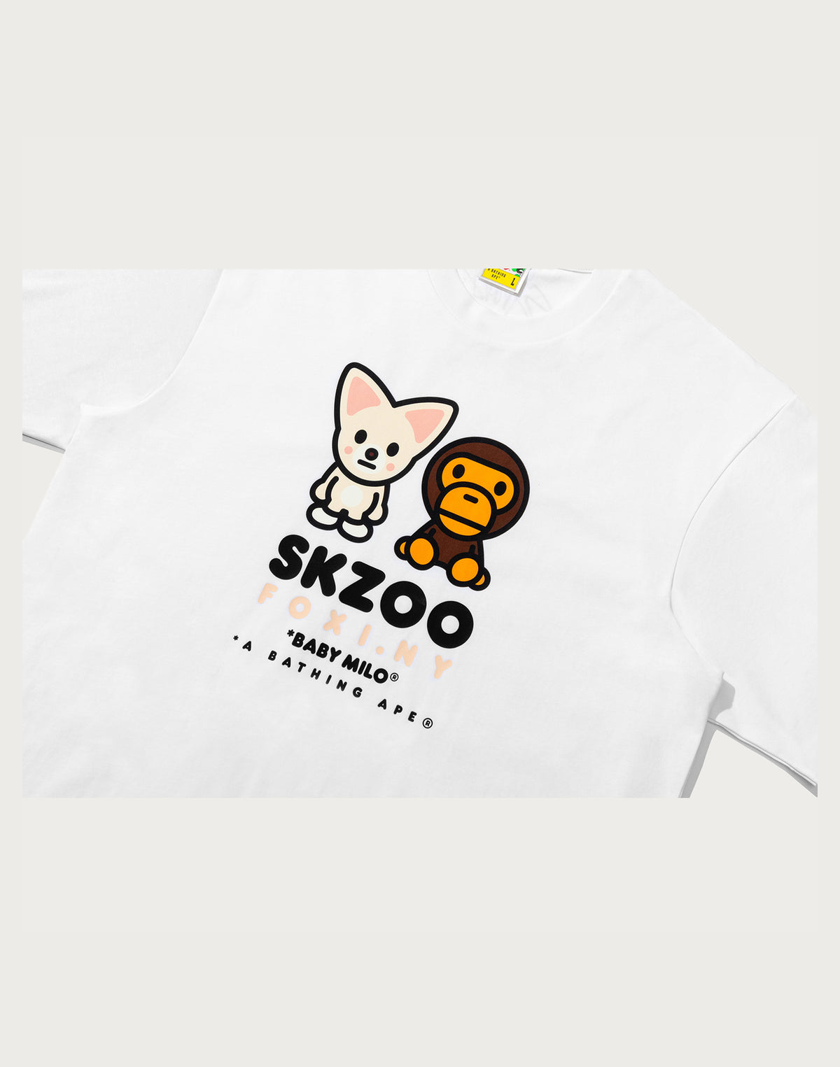 BAPE X STRAY KIDS FOXI.NY BABY MILO TEE MENS