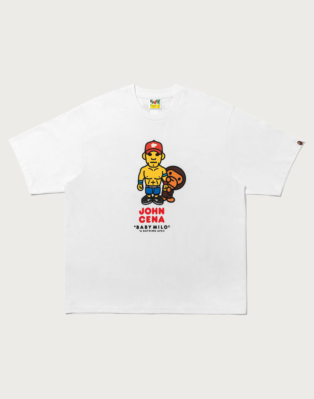 BAPE X WWE JOHN CENA BABY MILO RELAXED FIT TEE MENS
