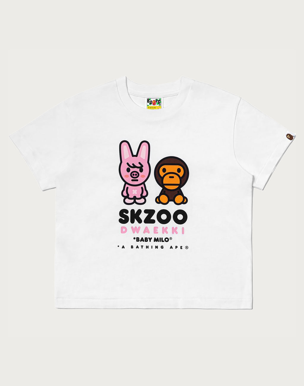 BAPE X STRAYKIDS DWAEKKI BABY MILO TEE LADIES