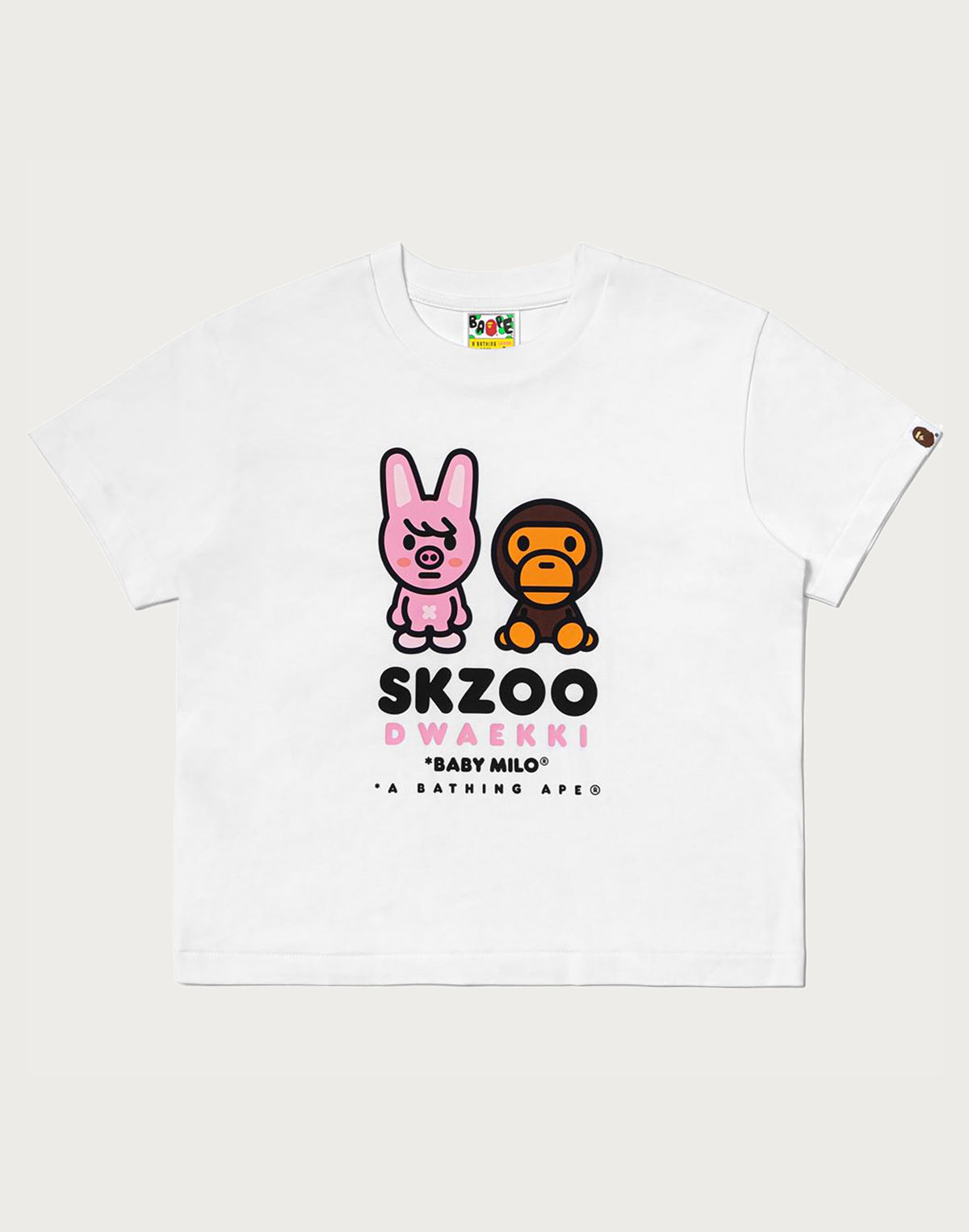 BAPE X STRAYKIDS DWAEKKI BABY MILO TEE LADIES