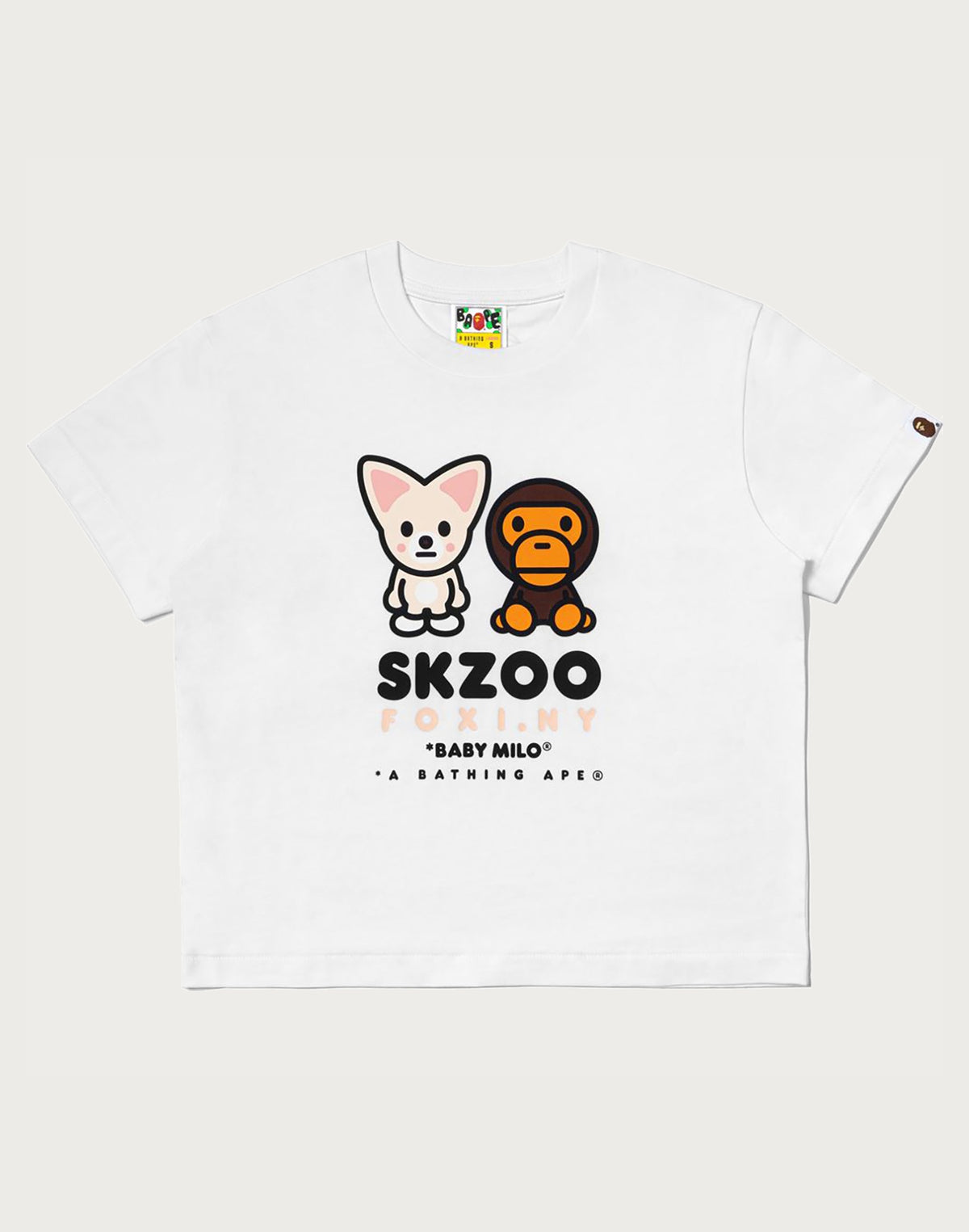 BAPE X STRAYKIDS FOXI.NY BABY MILO TEE LADIES