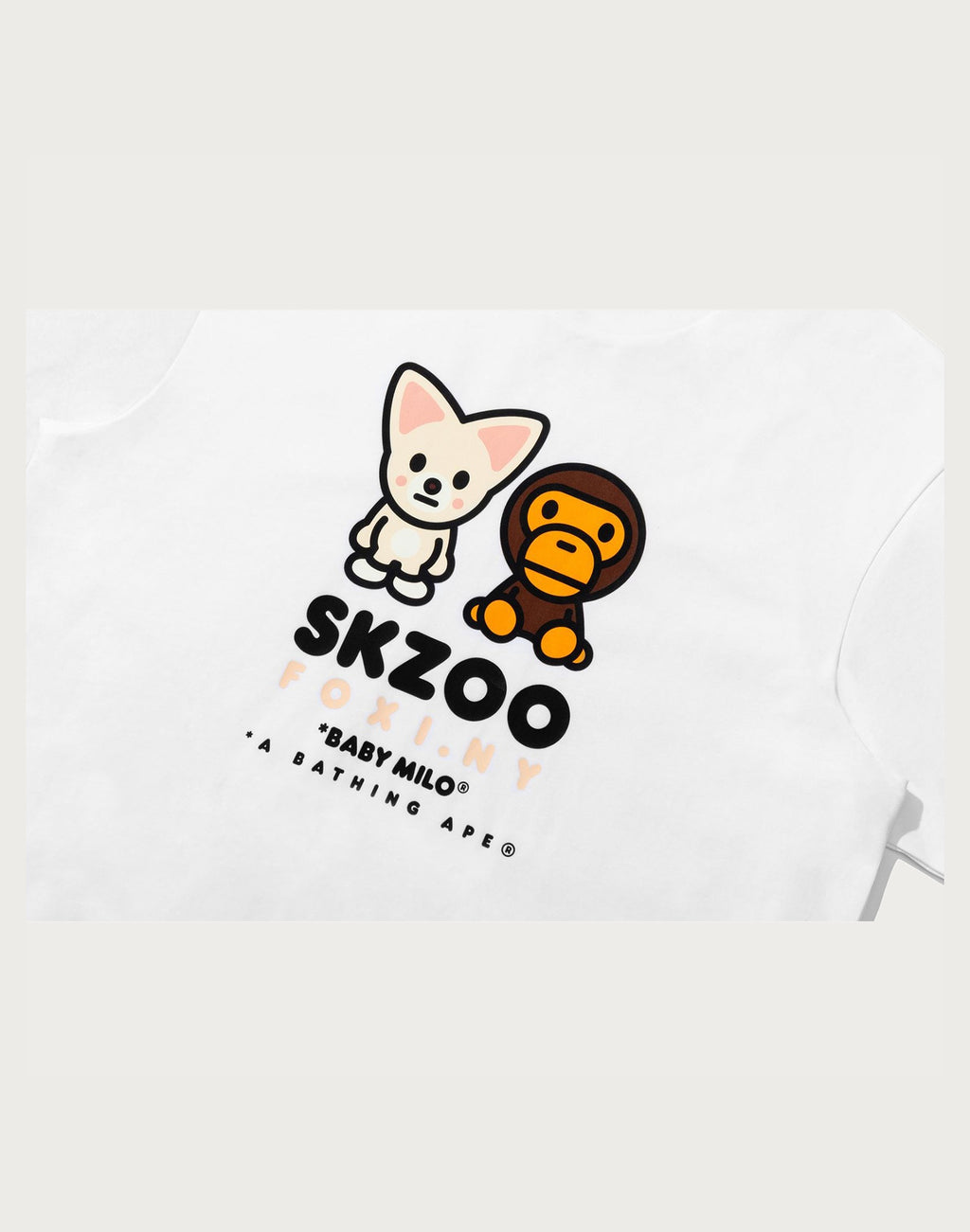 BAPE X STRAYKIDS FOXI.NY BABY MILO TEE LADIES
