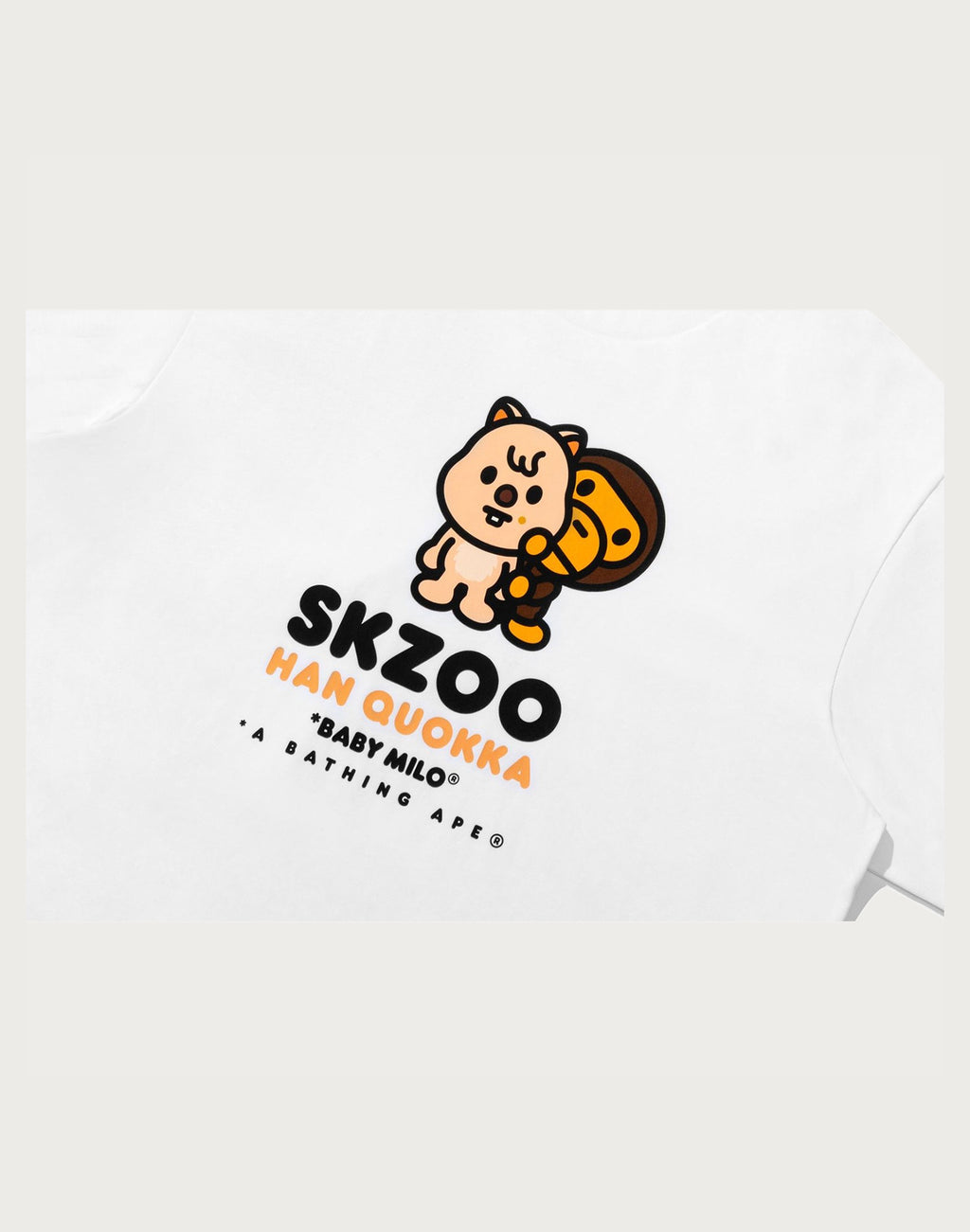 BAPE X STRAYKIDS HAN QUOKKA BABY MILO TEE LADIES