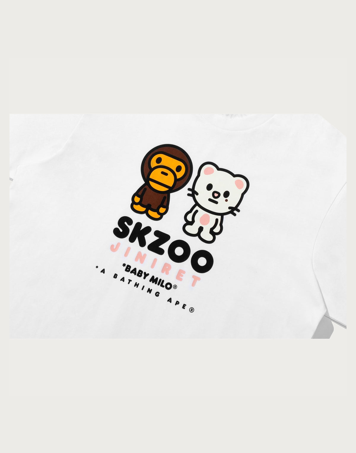 BAPE X STRAYKIDS JINIRET BABY MILO TEE LADIES