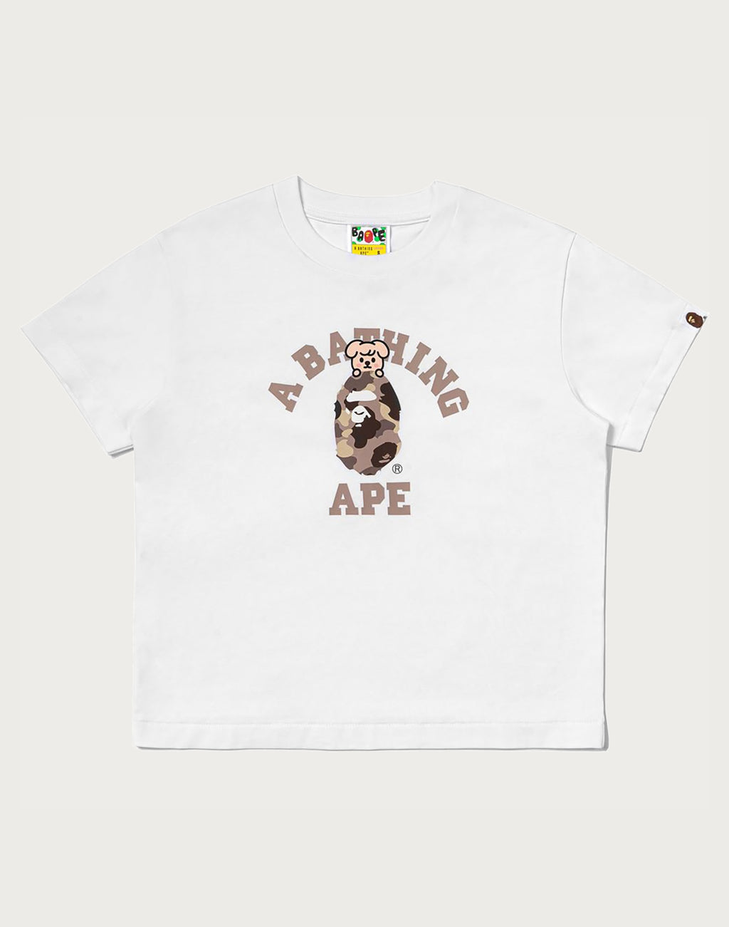 BAPE X STRAYKIDS PUPPYM COLLEGE TEE LADIES