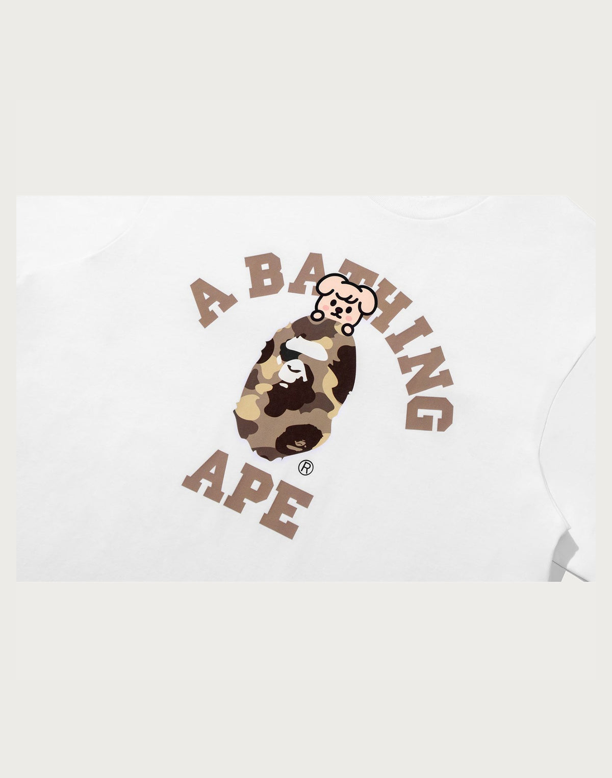 BAPE X STRAYKIDS PUPPYM COLLEGE TEE LADIES