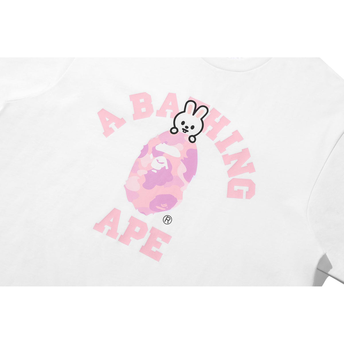 BAPE X STRAYKIDS LEEBIT COLLEGE TEE LADIES