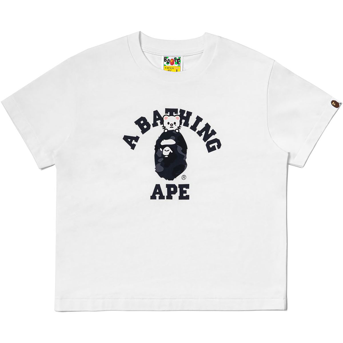 BAPE X STRAYKIDS JINIRET COLLEGE TEE LADIES