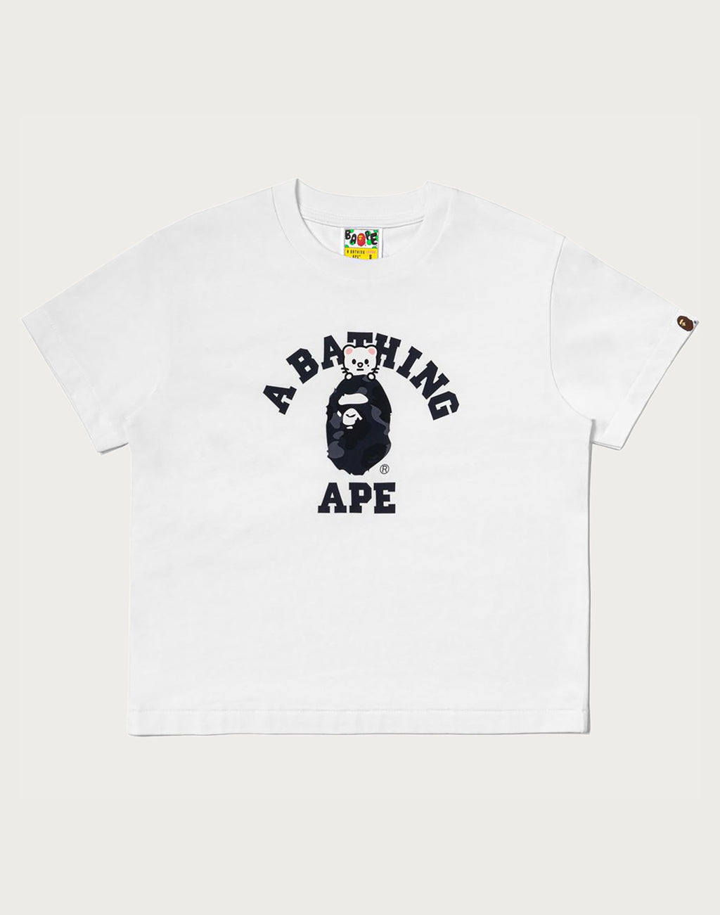 BAPE X STRAYKIDS JINIRET COLLEGE TEE LADIES