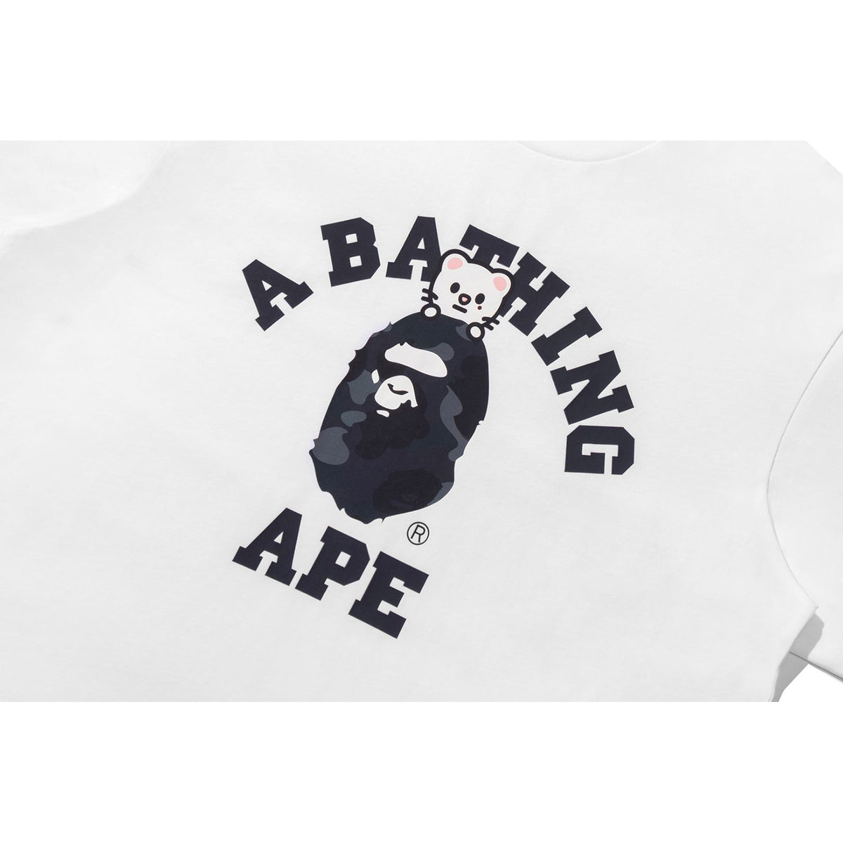 BAPE X STRAYKIDS JINIRET COLLEGE TEE LADIES