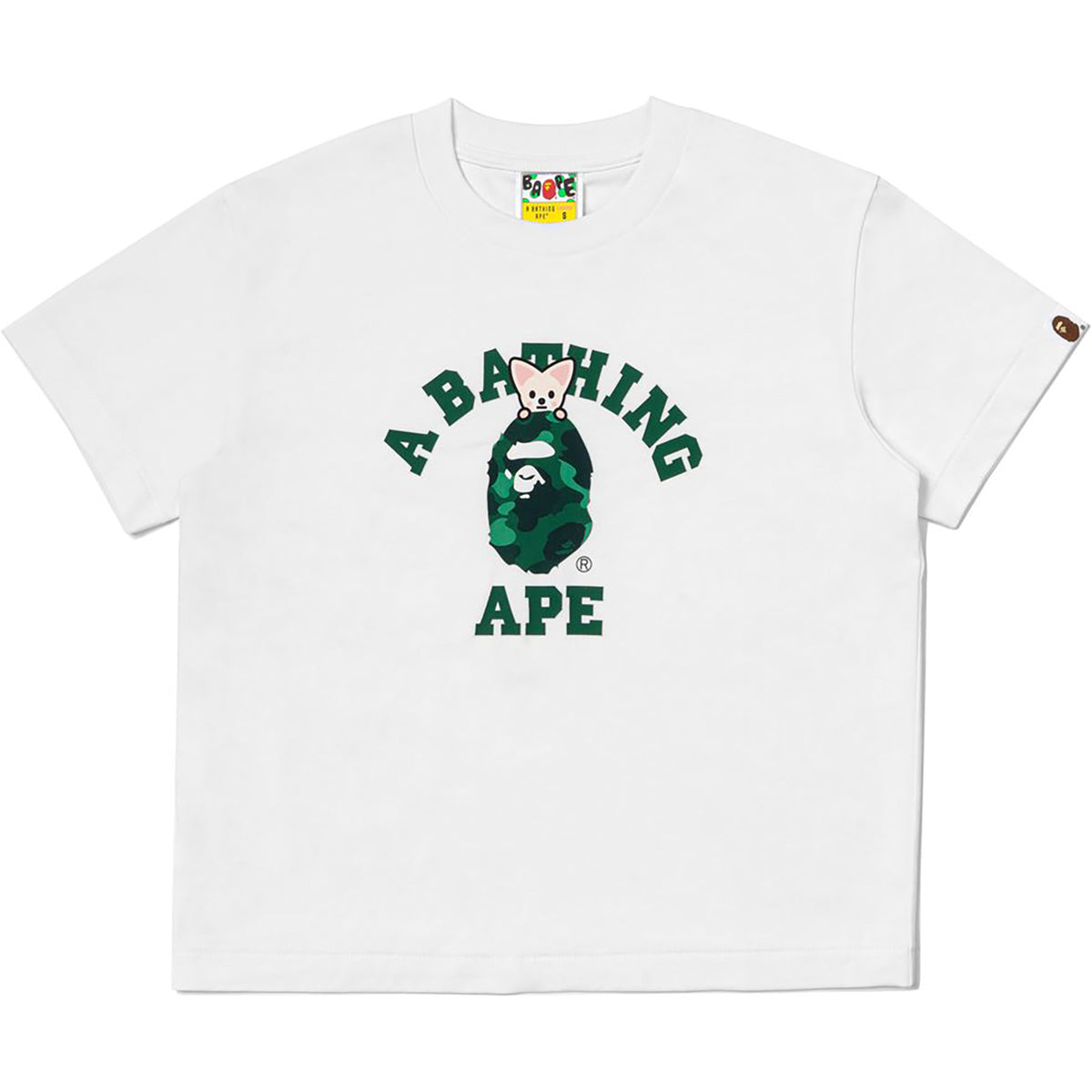 BAPE X STRAYKIDS FOXI.NY COLLEGE TEE LADIES