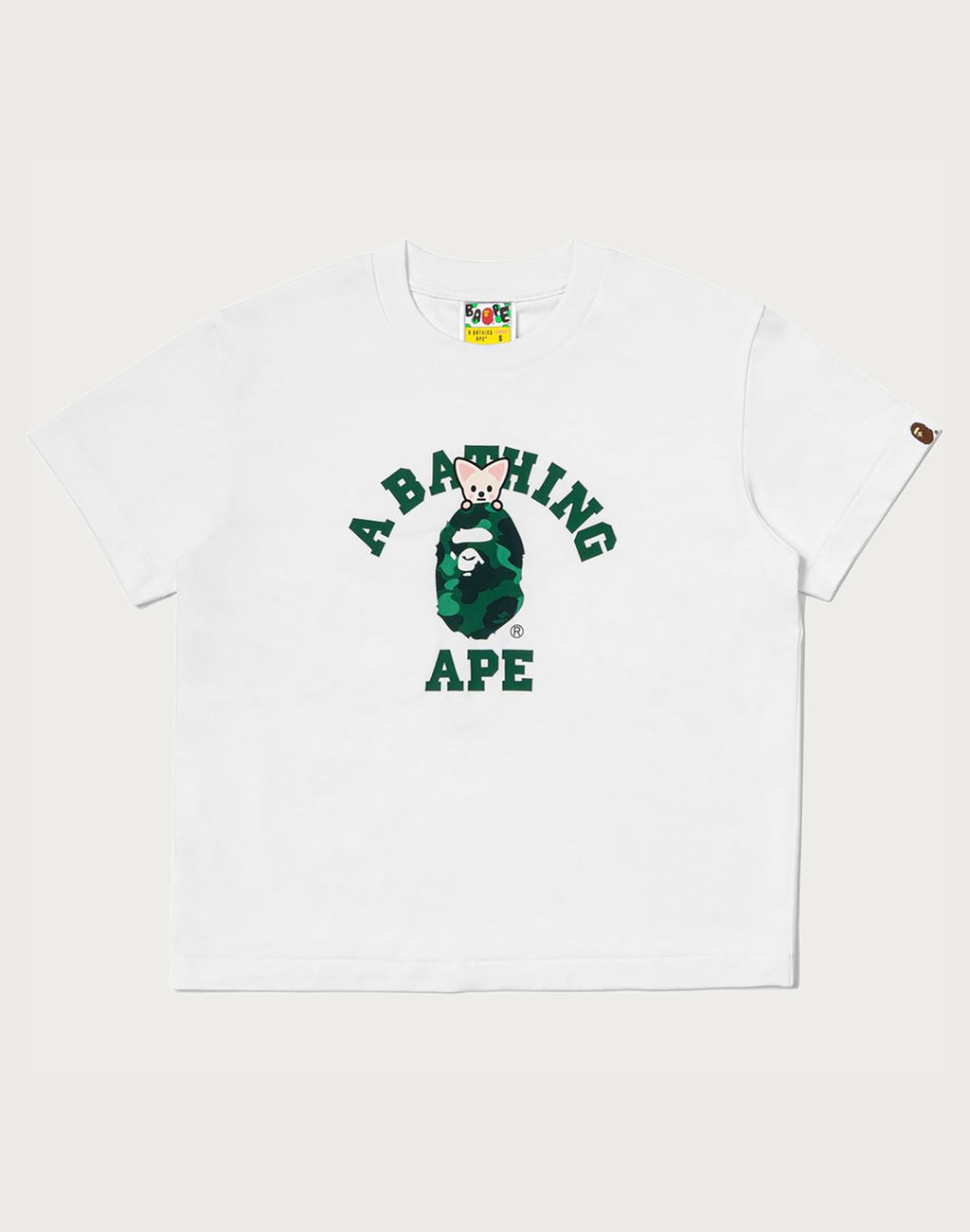 BAPE X STRAYKIDS FOXI.NY COLLEGE TEE LADIES