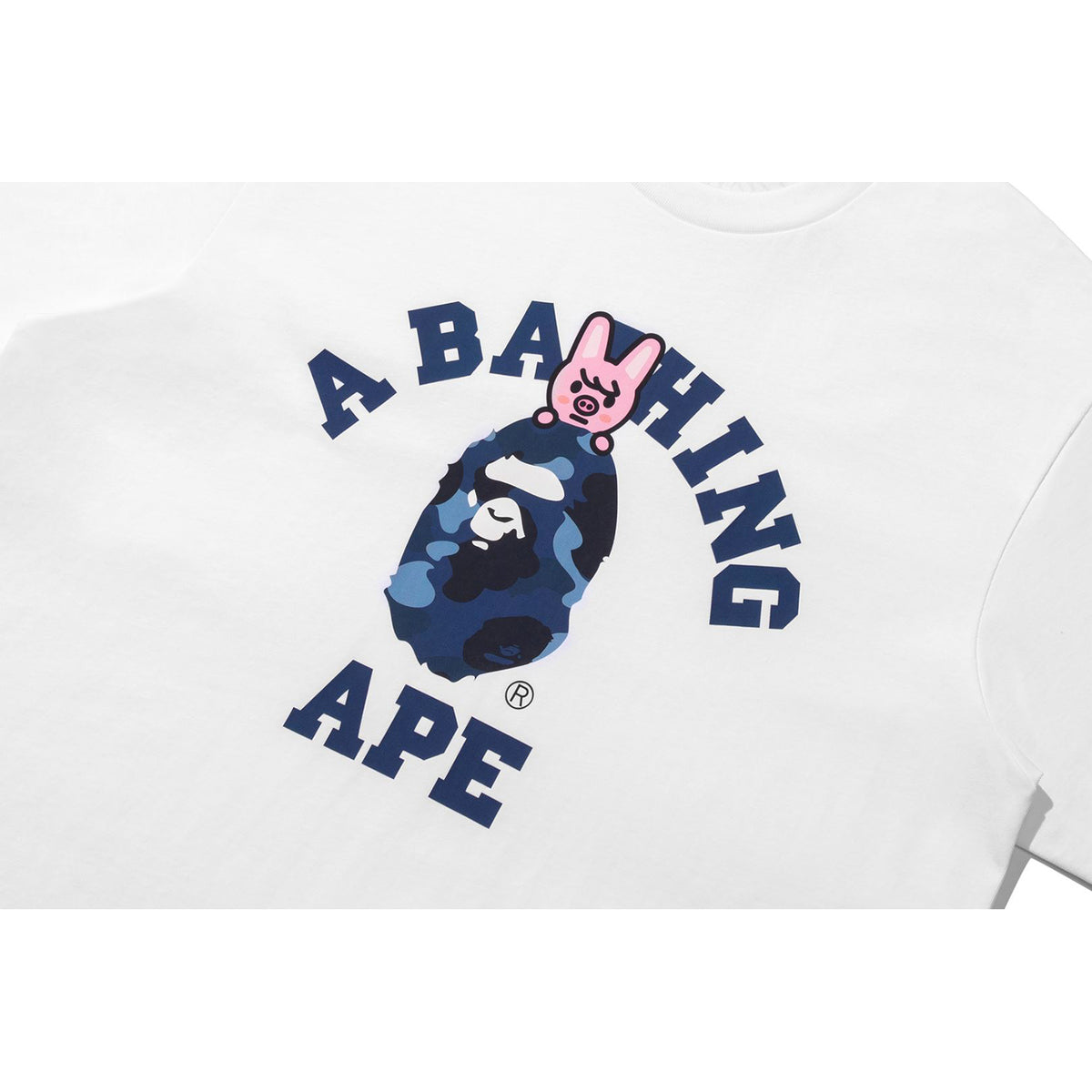 BAPE X STRAYKIDS DWAEKKI COLLEGE TEE LADIES