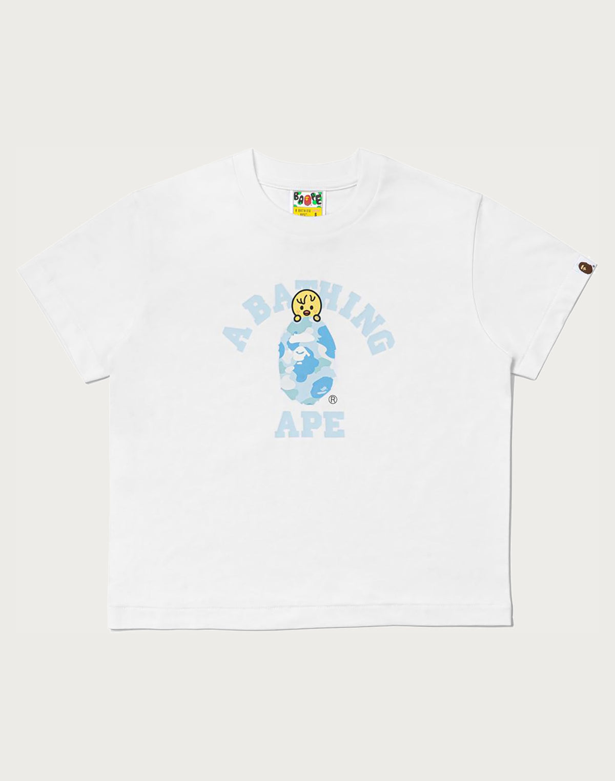 BAPE X STRAYKIDS BBOKARI COLLEGE TEE LADIES