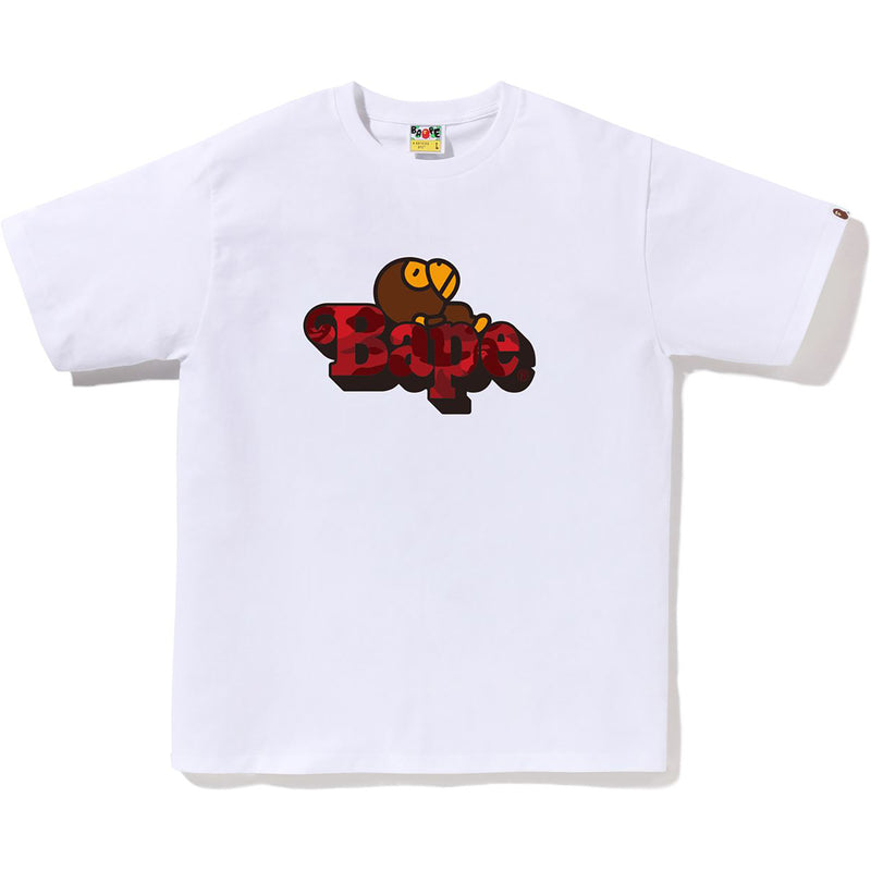 COLOR CAMO MILO ON BAPE TEE MENS