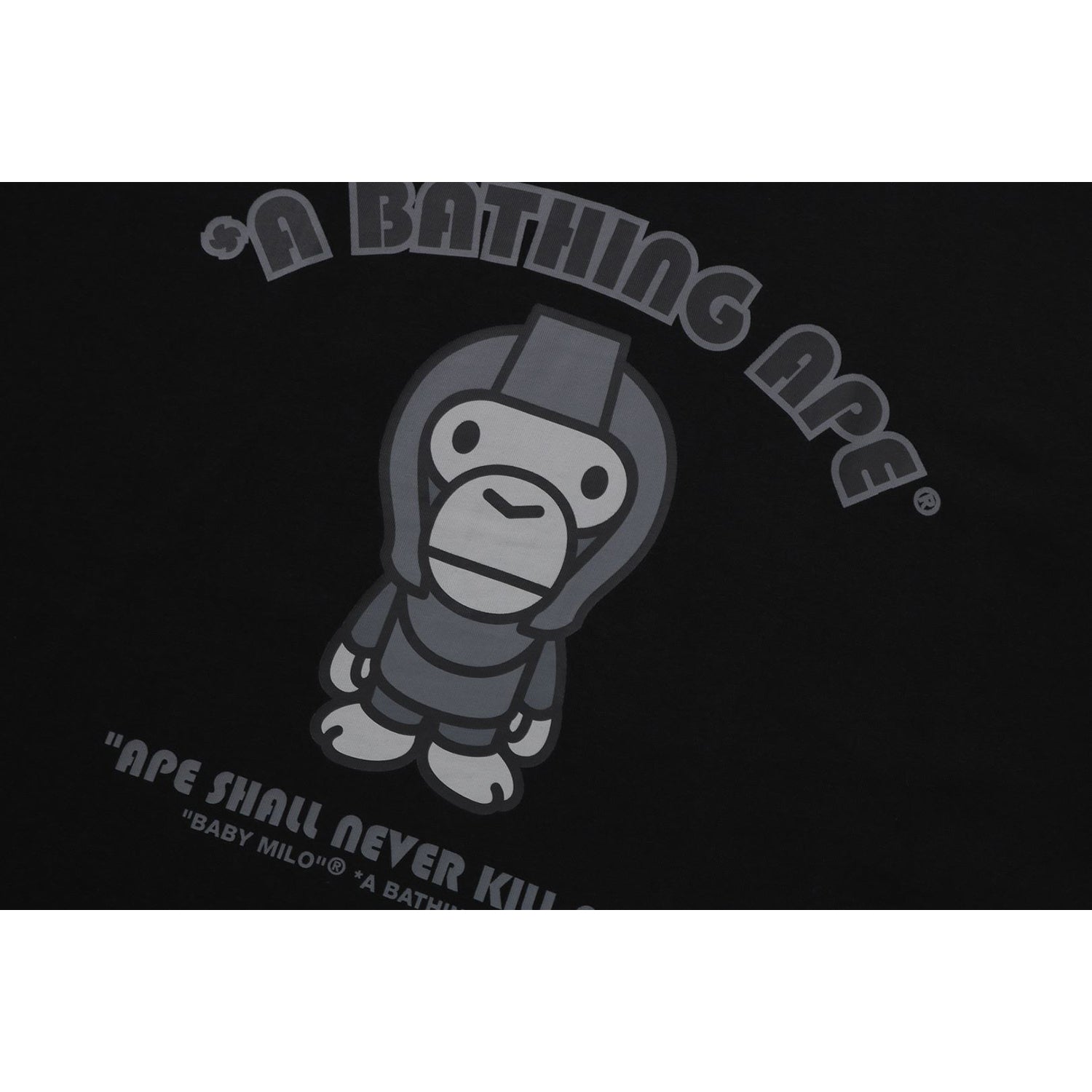 BAPE Mens General Milo Relaxed Fit Cotton T-Shirt FW 2025 – us