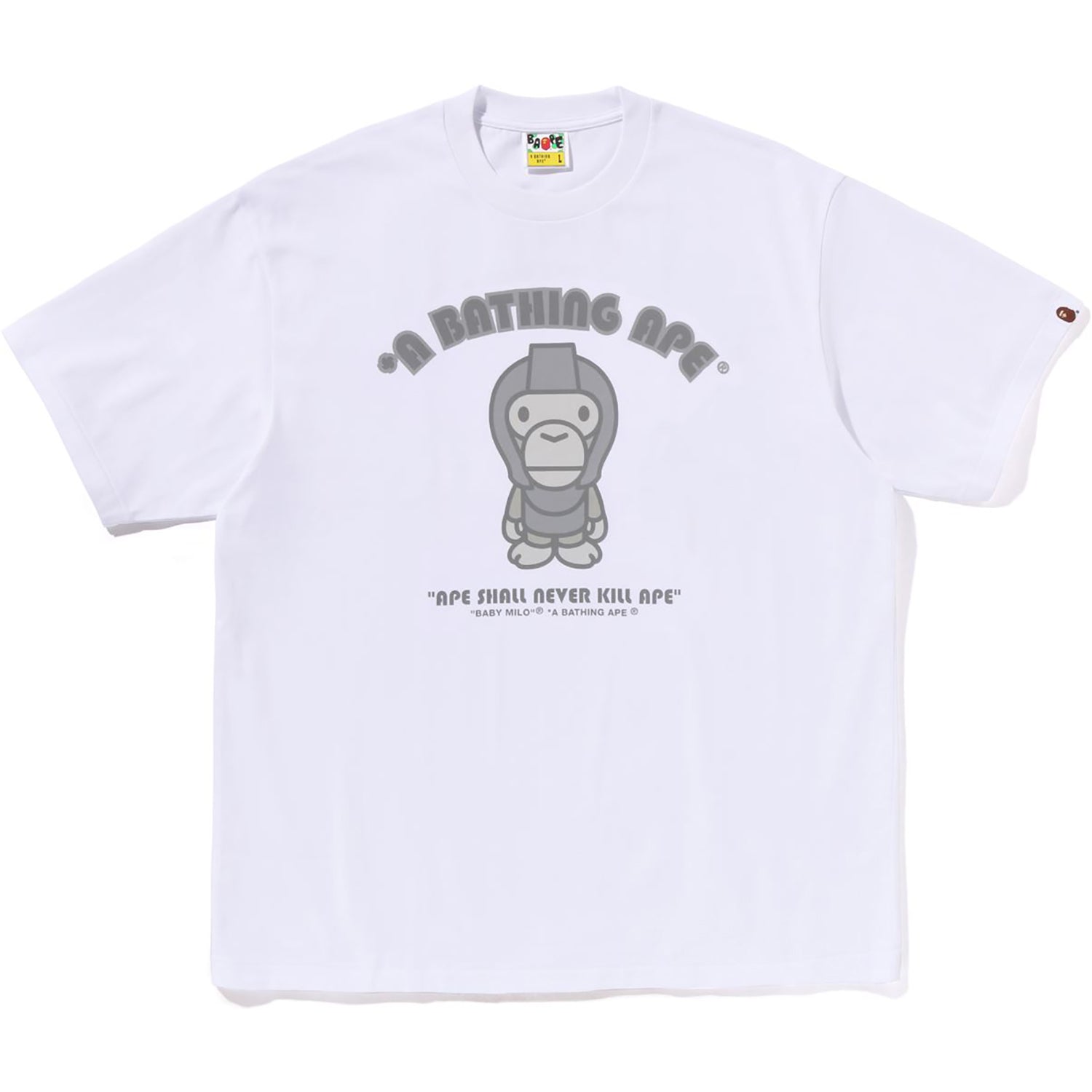 BAPE Mens General Milo Relaxed Fit Cotton T-Shirt FW 2025 – us