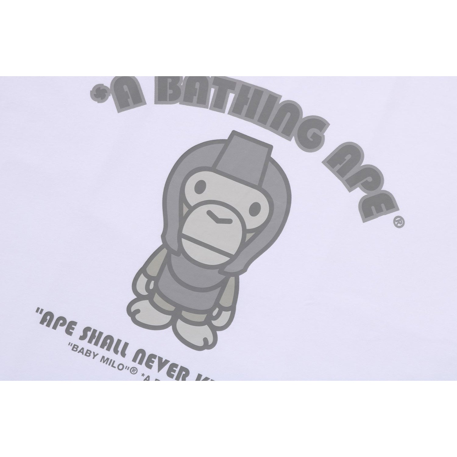 BAPE Mens General Milo Relaxed Fit Cotton T-Shirt FW 2025 – us