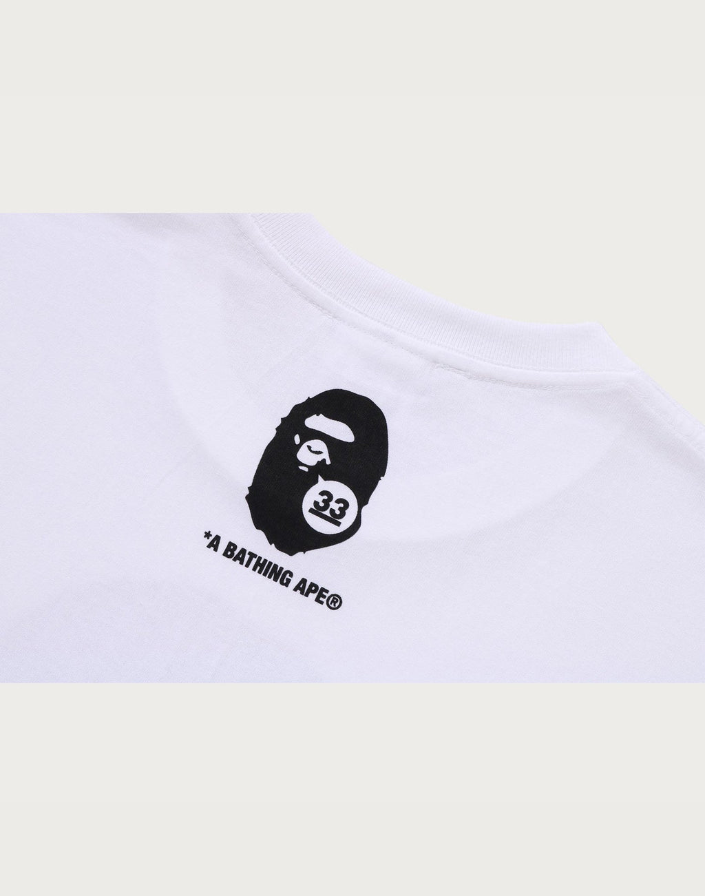 A BATHING APE 33RD ANNIV. BABY MILO TEE MENS