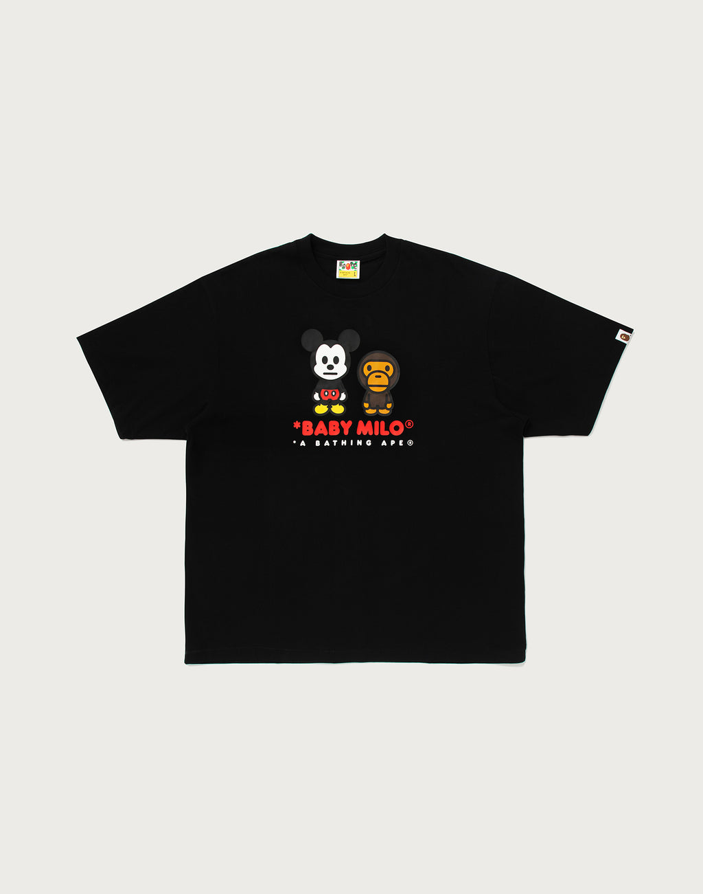 BAPE X DISNEY MICKEY MOUSE BABY MILO RELAXED FIT TEE MENS
