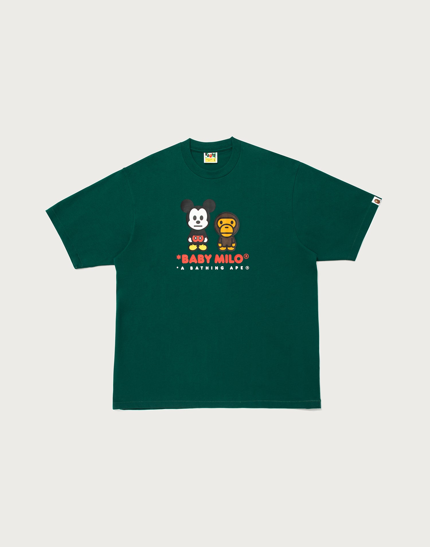 BAPE X DISNEY MICKEY MOUSE BABY MILO RELAXED FIT TEE MENS
