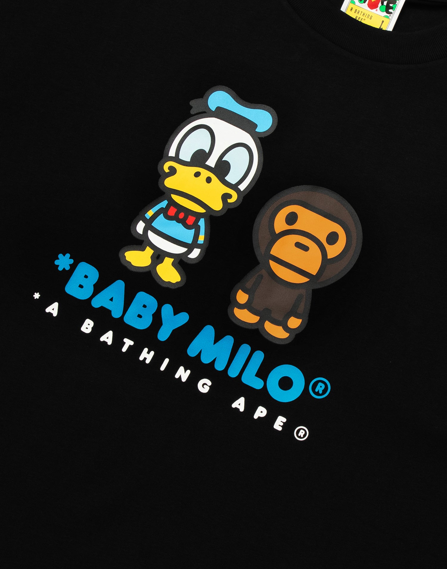BAPE X DISNEY DONALD DUCK BABY MILO RELAXED FIT TEE MENS