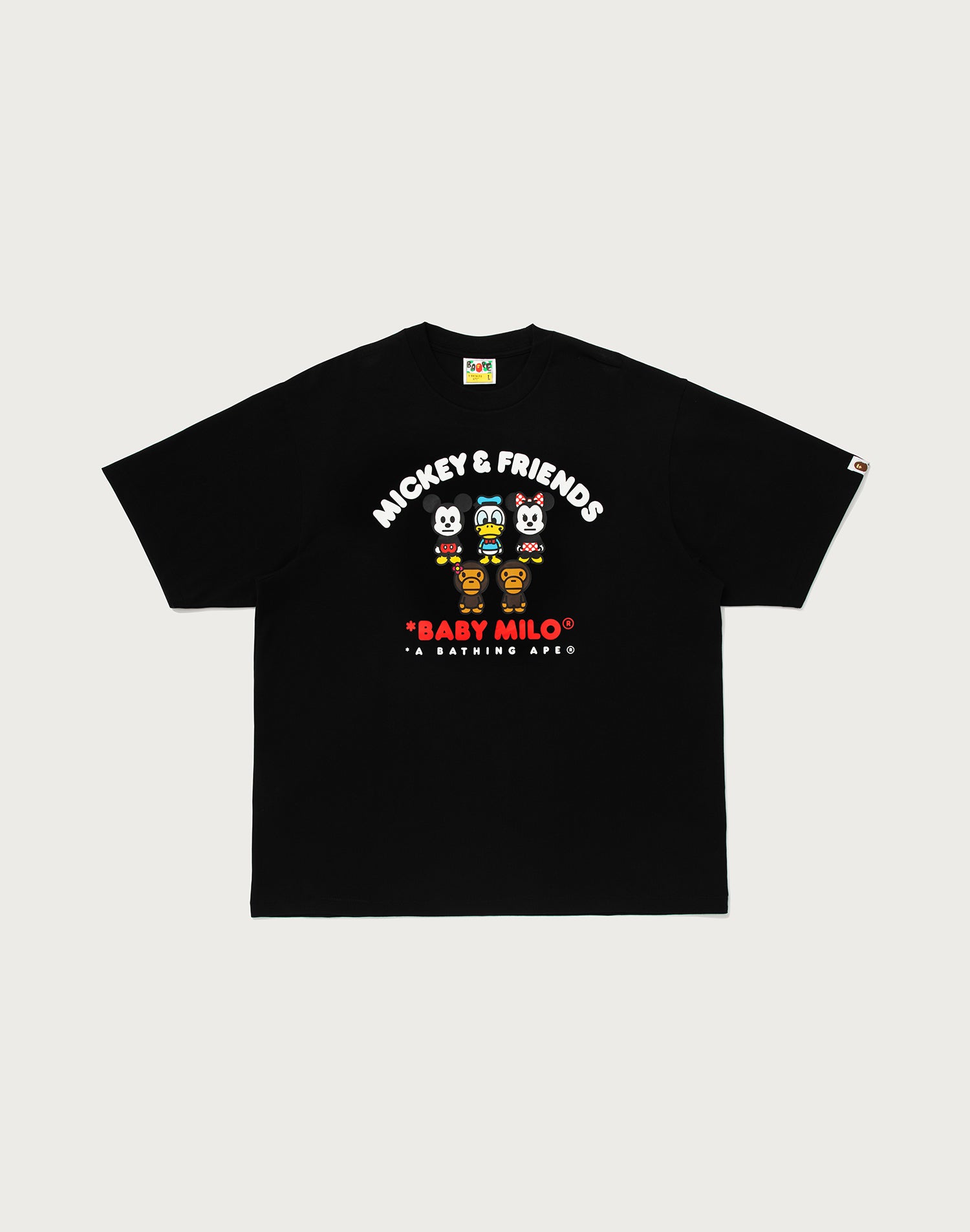 BAPE X DISNEY MICKEY & FRIENDS BABY MILO RELAXED FIT TEE MENS