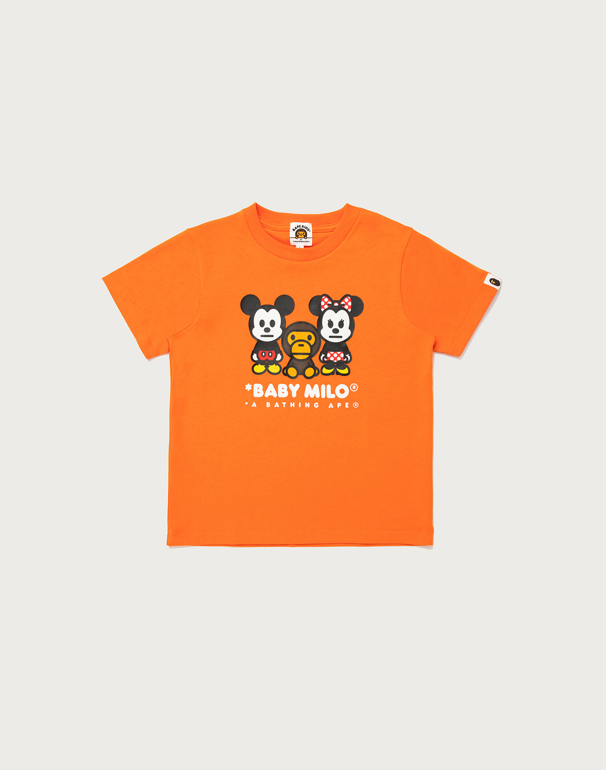 BAPE X DISNEY MICKEY & MINNIE MOUSE BABY MILO TEE KIDS