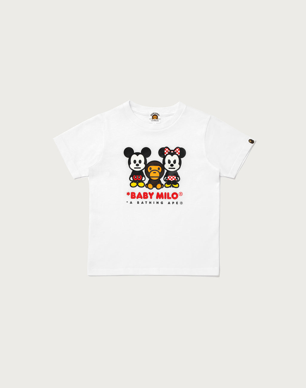BAPE X DISNEY MICKEY & MINNIE MOUSE BABY MILO TEE KIDS