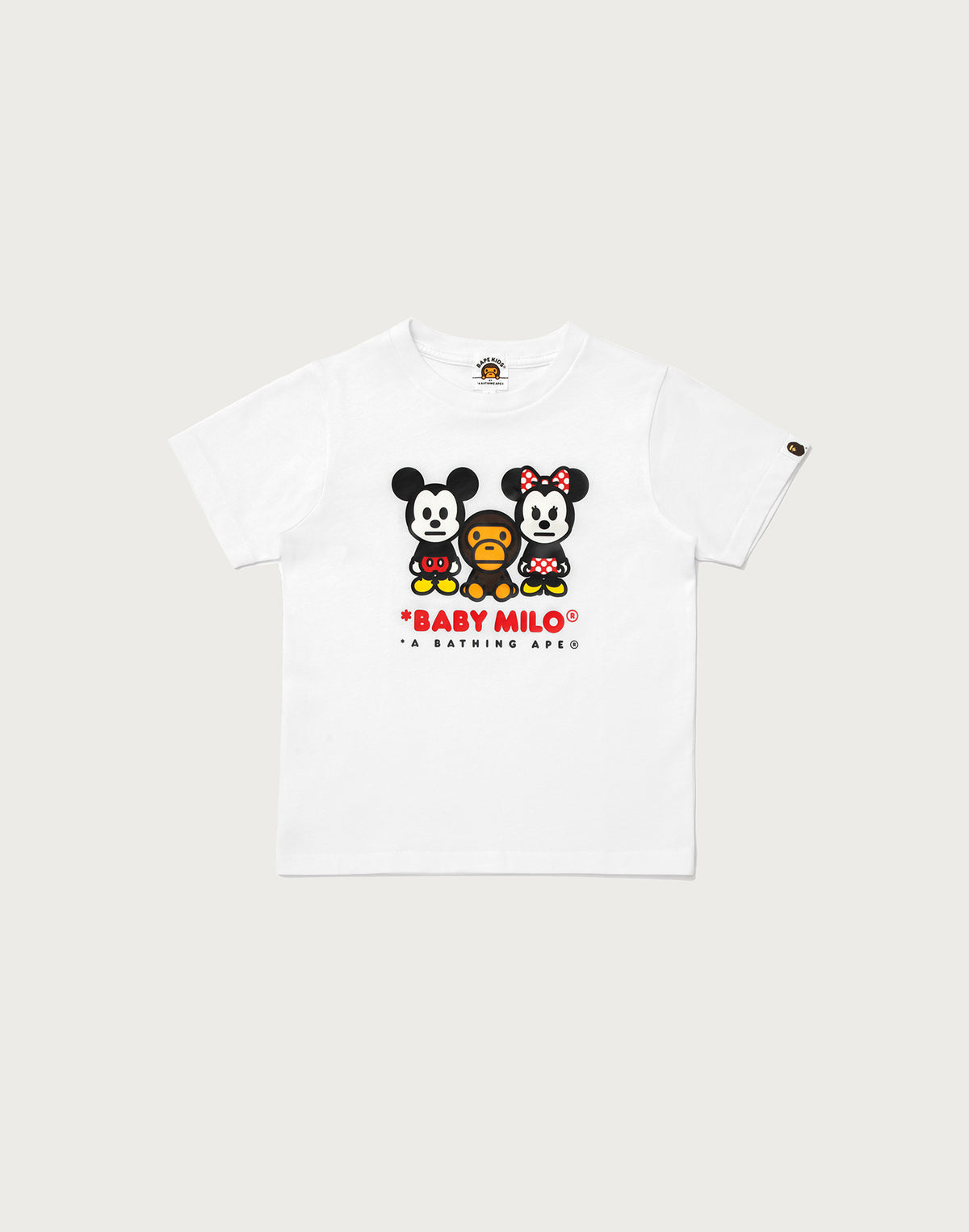 BAPE X DISNEY MICKEY & MINNIE MOUSE BABY MILO TEE KIDS