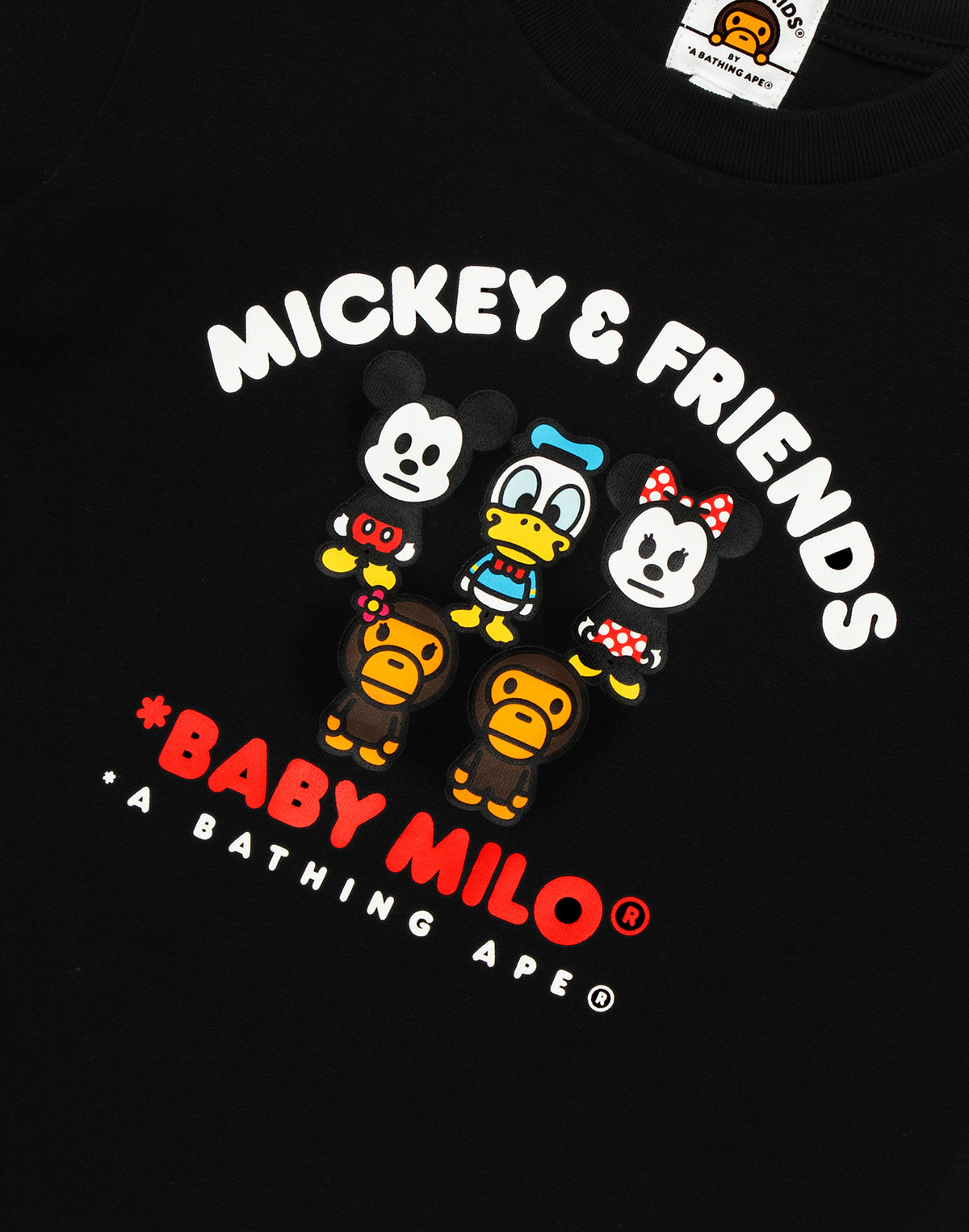 BAPE X DISNEY MICKEY & FRIENDS BABY MILO TEE KIDS
