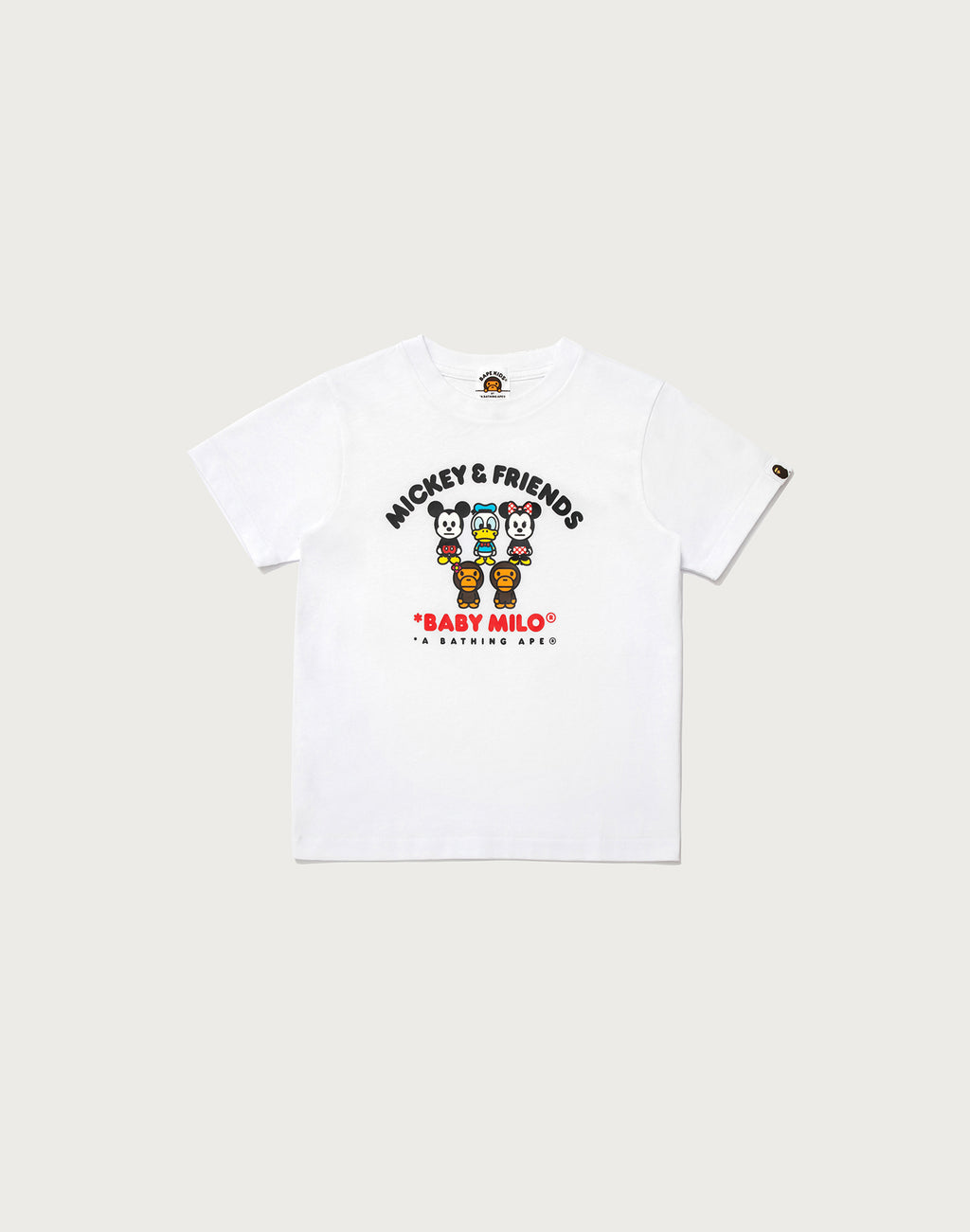 BAPE X DISNEY MICKEY & FRIENDS BABY MILO TEE KIDS