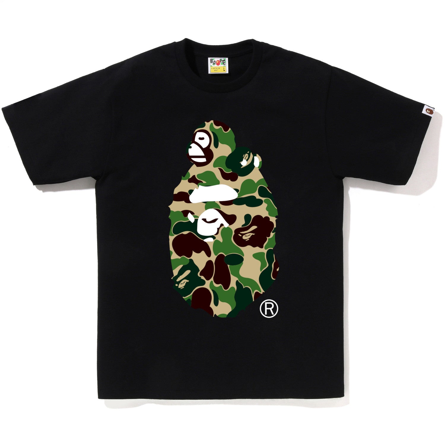3XL/BAPE ABC Camo Big Ape 両面プリントTシャツ ABC CAMO MILO ON BIG APE TEE MENS – us.bape.com