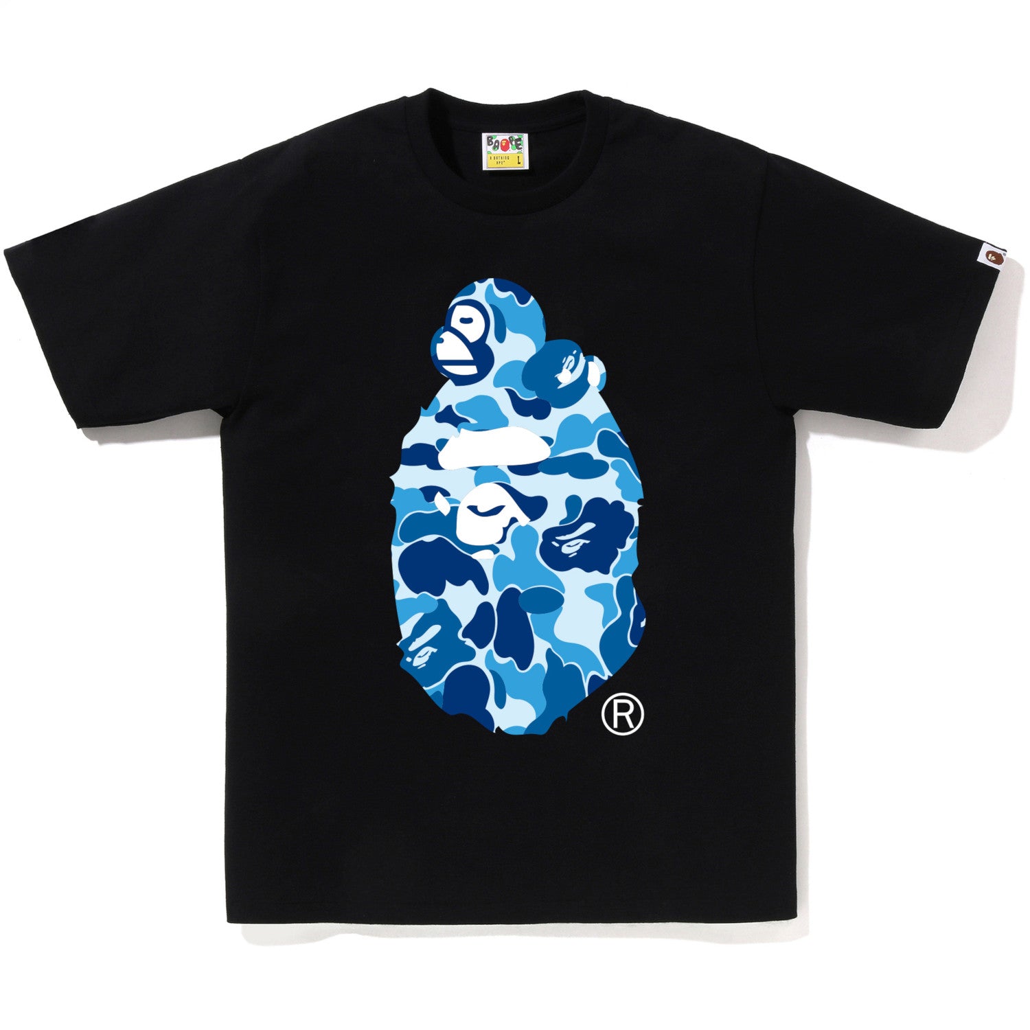 ABC CAMO MILO ON BIG APE TEE MENS – us.bape.com