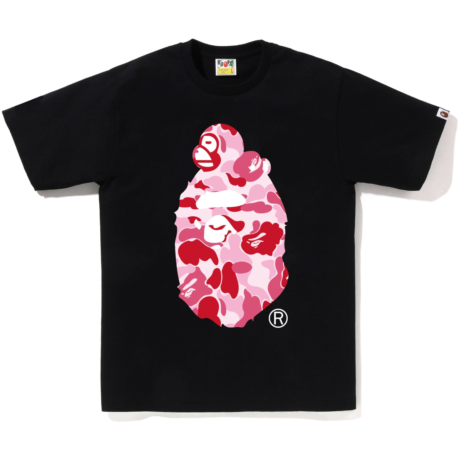 ABC CAMO MILO ON BIG APE TEE MENS – us.bape.com