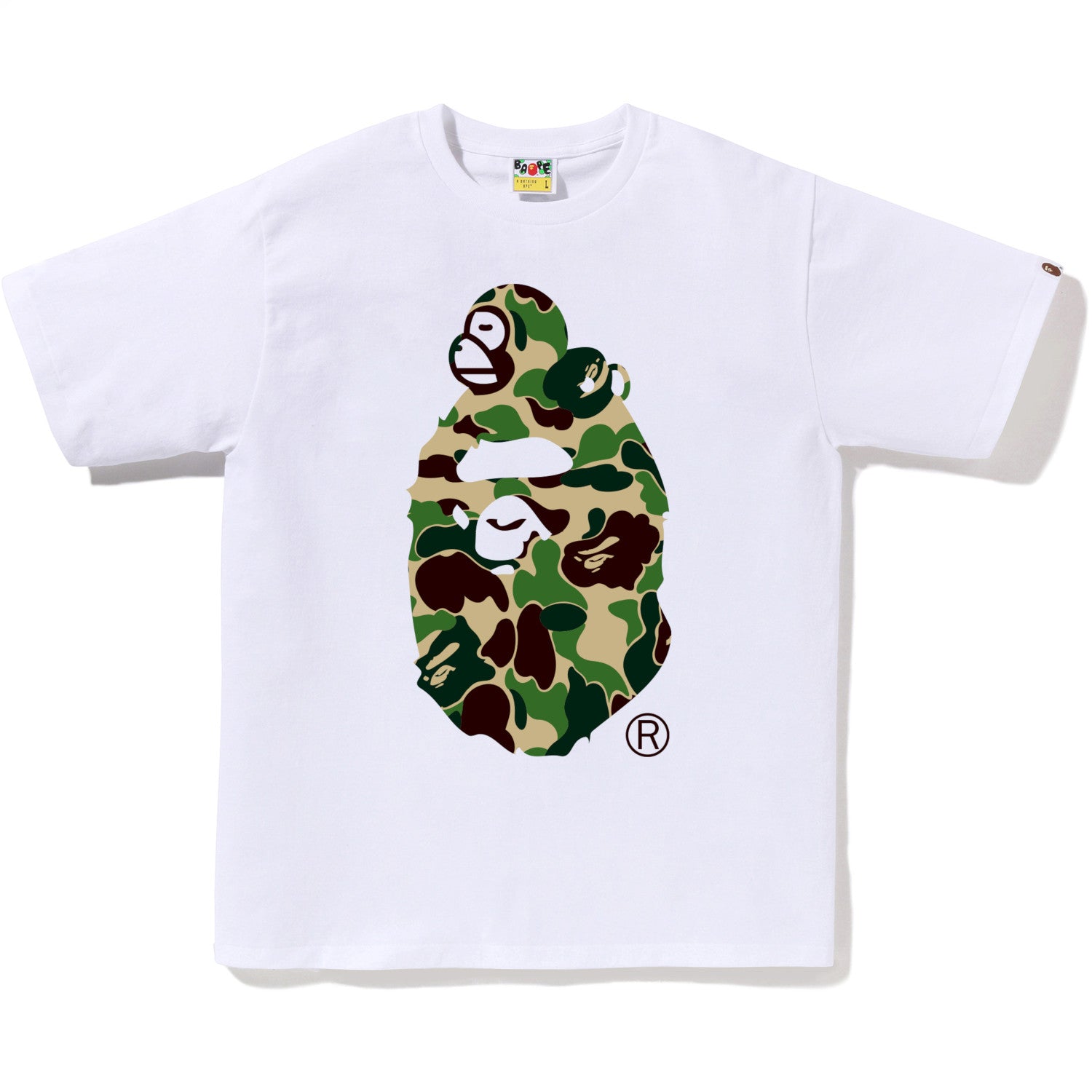 ABC CAMO MILO ON BIG APE TEE MENS – us.bape.com