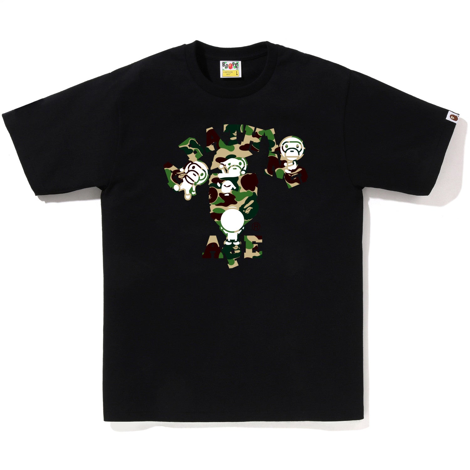 ABC CAMO COLLEGE MILO TEE MENS – us.bape.com