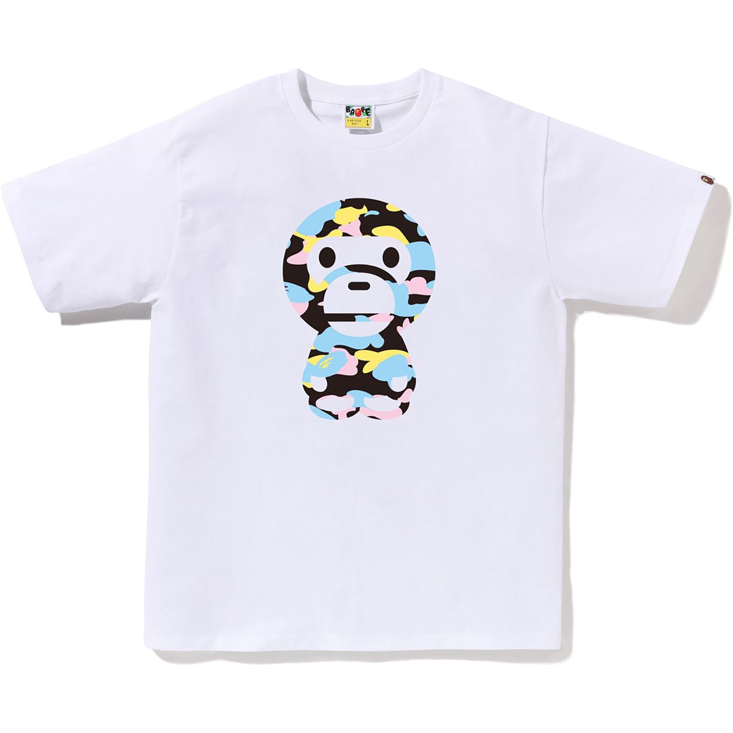 NEW MULTI CAMO BIG BABY MILO TEE MENS – us.bape.com